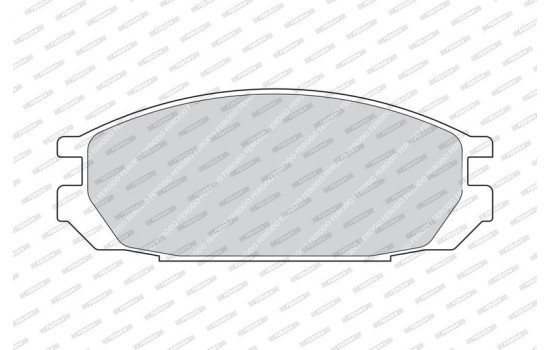 Brake Pad Set, disc brake PREMIER ECO FRICTION FDB937 Ferodo, Image 4