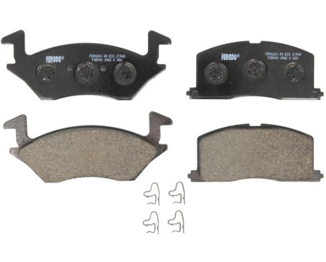 Brake Pad Set, disc brake PREMIER ECO FRICTION FDB943 Ferodo