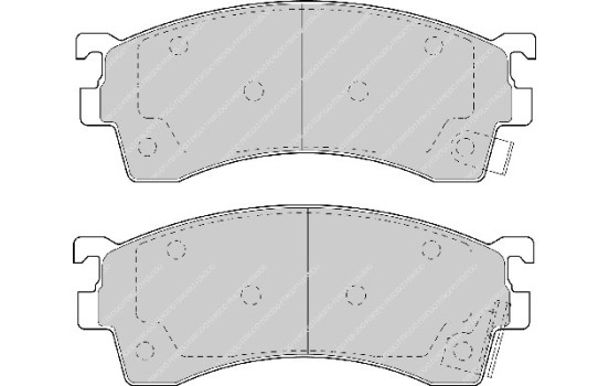 Brake Pad Set, disc brake PREMIER ECO FRICTION FDB950 Ferodo, Image 2