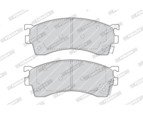 Brake Pad Set, disc brake PREMIER ECO FRICTION FDB950 Ferodo, Image 4