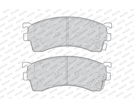 Brake Pad Set, disc brake PREMIER ECO FRICTION FDB950 Ferodo, Image 4