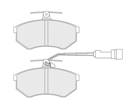 Brake Pad Set, disc brake PREMIER ECO FRICTION FDB954 Ferodo, Image 4