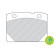 Brake Pad Set, disc brake PREMIER ECO FRICTION FDB96 Ferodo