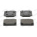 Brake Pad Set, disc brake PREMIER ECO FRICTION FDB96 Ferodo, Thumbnail 2