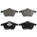 Brake Pad Set, disc brake PREMIER ECO FRICTION FDB969 Ferodo