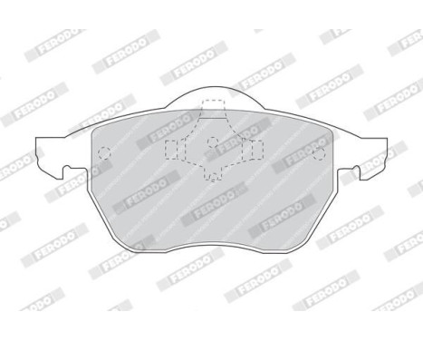 Brake Pad Set, disc brake PREMIER ECO FRICTION FDB969 Ferodo, Image 4