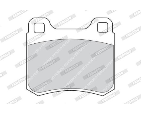 Brake Pad Set, disc brake PREMIER ECO FRICTION FDB979 Ferodo, Image 4