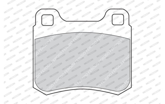 Brake Pad Set, disc brake PREMIER ECO FRICTION FDB979 Ferodo, Image 4
