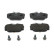 Brake Pad Set, disc brake PREMIER ECO FRICTION FDB981 Ferodo