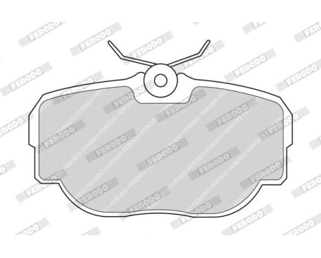 Brake Pad Set, disc brake PREMIER ECO FRICTION FDB981 Ferodo, Image 2