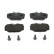 Brake Pad Set, disc brake PREMIER ECO FRICTION FDB981 Ferodo