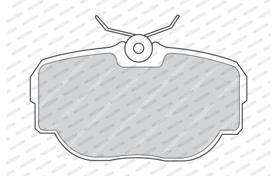 Brake Pad Set, disc brake PREMIER ECO FRICTION FDB981 Ferodo, Image 2