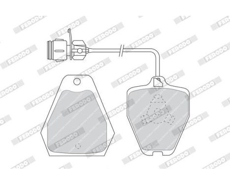 Brake Pad Set, disc brake PREMIER ECO FRICTION FDB985 Ferodo, Image 4