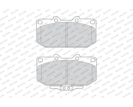 Brake Pad Set, disc brake PREMIER ECO FRICTION FDB986 Ferodo, Image 3