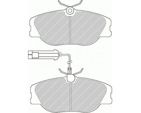 Brake Pad Set, disc brake PREMIER ECO FRICTION FDB994 Ferodo, Image 2
