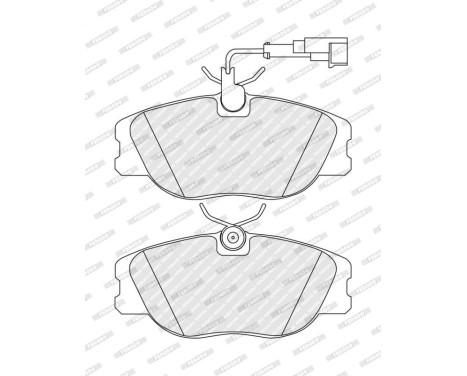 Brake Pad Set, disc brake PREMIER ECO FRICTION FDB994 Ferodo, Image 4