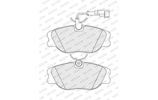 Brake Pad Set, disc brake PREMIER ECO FRICTION FDB994 Ferodo, Image 4