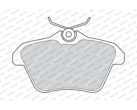 Brake Pad Set, disc brake PREMIER ECO FRICTION FDB995 Ferodo, Image 4