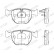 Brake Pad Set, disc brake PREMIER ECO FRICTION FDB997 Ferodo, Thumbnail 4