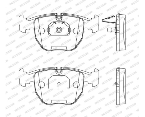 Brake Pad Set, disc brake PREMIER ECO FRICTION FDB997 Ferodo, Image 4