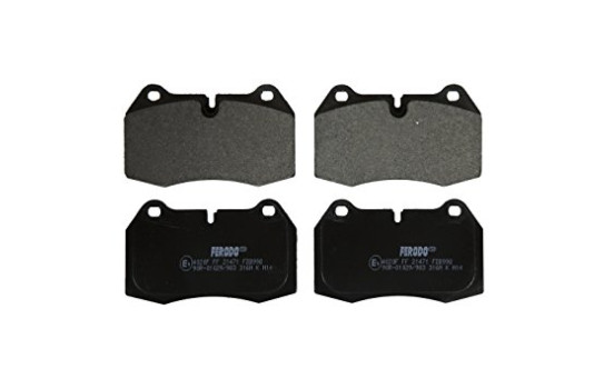 Brake Pad Set, disc brake PREMIER ECO FRICTION FDB998 Ferodo