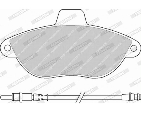 Brake Pad Set, disc brake PREMIER ECO FRICTION FVR1002 Ferodo, Image 5