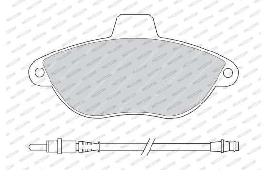 Brake Pad Set, disc brake PREMIER ECO FRICTION FVR1002 Ferodo, Image 4