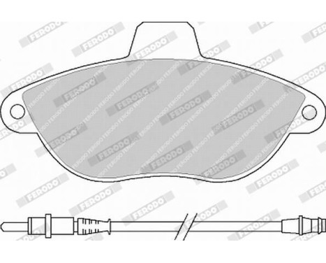 Brake Pad Set, disc brake PREMIER ECO FRICTION FVR1002 Ferodo, Image 5