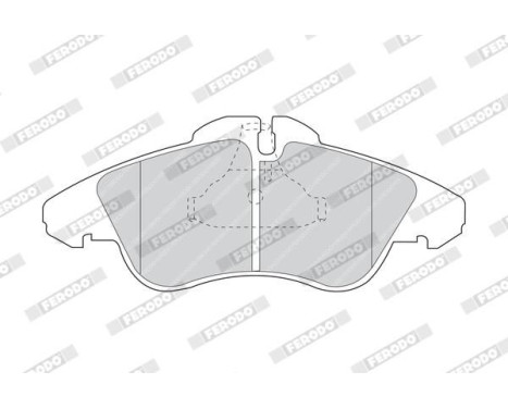 Brake Pad Set, disc brake PREMIER ECO FRICTION FVR1038 Ferodo, Image 4