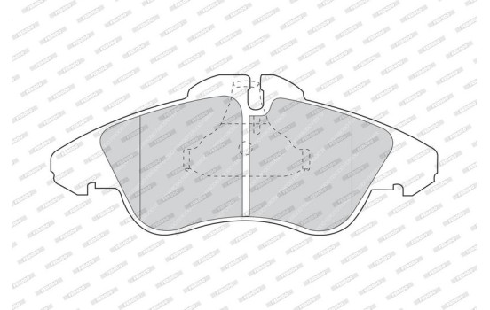 Brake Pad Set, disc brake PREMIER ECO FRICTION FVR1038 Ferodo, Image 4