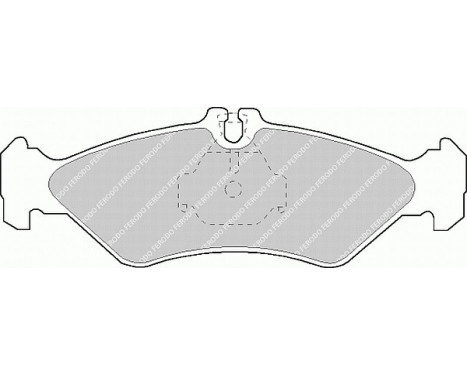 Brake Pad Set, disc brake PREMIER ECO FRICTION FVR1039 Ferodo, Image 2