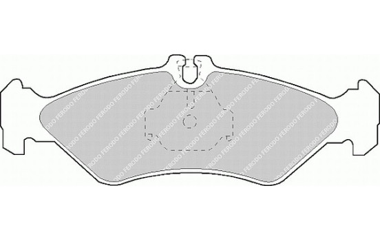 Brake Pad Set, disc brake PREMIER ECO FRICTION FVR1039 Ferodo, Image 2