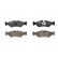 Brake Pad Set, disc brake PREMIER ECO FRICTION FVR1039 Ferodo