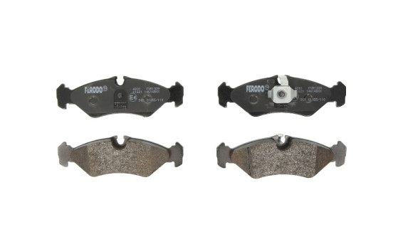Brake Pad Set, disc brake PREMIER ECO FRICTION FVR1039 Ferodo