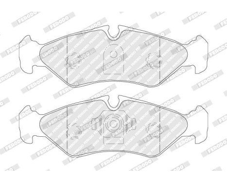 Brake Pad Set, disc brake PREMIER ECO FRICTION FVR1039 Ferodo, Image 4