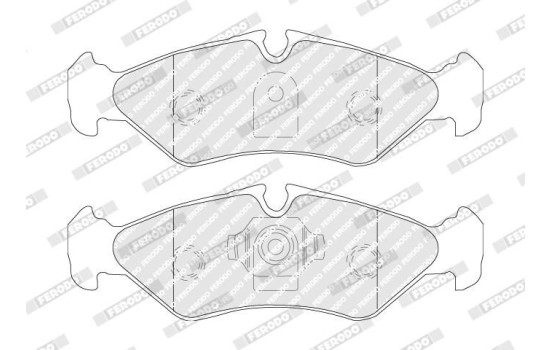 Brake Pad Set, disc brake PREMIER ECO FRICTION FVR1039 Ferodo, Image 4