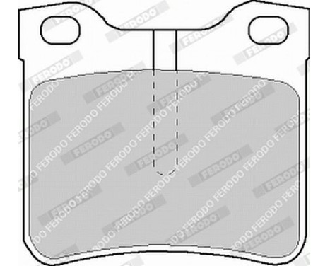 Brake Pad Set, disc brake PREMIER ECO FRICTION FVR1044 Ferodo, Image 4