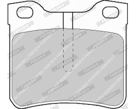Brake Pad Set, disc brake PREMIER ECO FRICTION FVR1044 Ferodo, Image 3