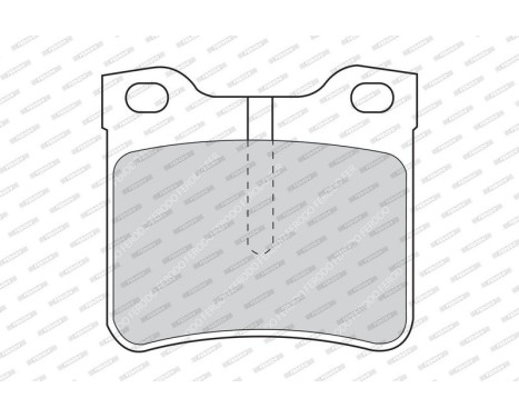 Brake Pad Set, disc brake PREMIER ECO FRICTION FVR1044 Ferodo, Image 5