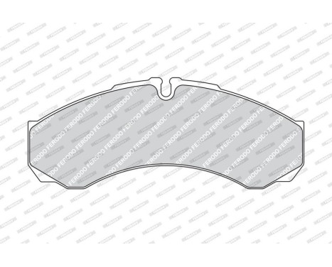 Brake Pad Set, disc brake PREMIER ECO FRICTION FVR1102 Ferodo, Image 3