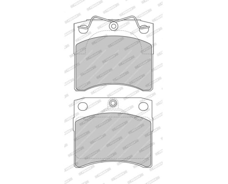 Brake Pad Set, disc brake PREMIER ECO FRICTION FVR1131 Ferodo, Image 3