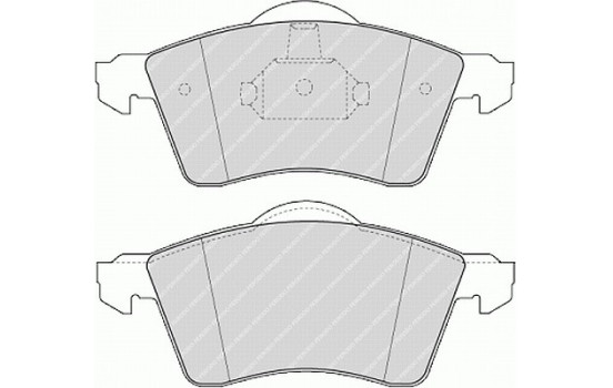 Brake Pad Set, disc brake PREMIER ECO FRICTION FVR1163 Ferodo, Image 2
