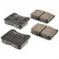 Brake Pad Set, disc brake PREMIER ECO FRICTION FVR129 Ferodo