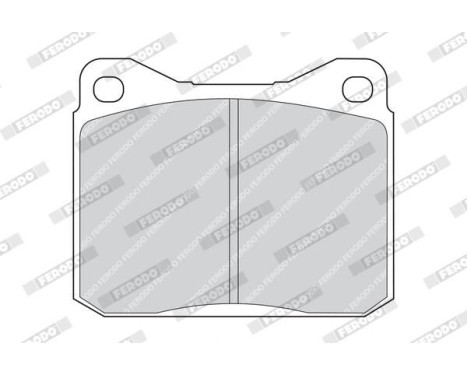 Brake Pad Set, disc brake PREMIER ECO FRICTION FVR129 Ferodo, Image 4