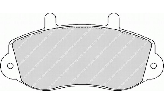 Brake Pad Set, disc brake PREMIER ECO FRICTION FVR1292 Ferodo, Image 2