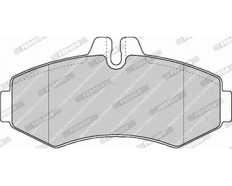 Brake Pad Set, disc brake PREMIER ECO FRICTION FVR1304 Ferodo, Image 4