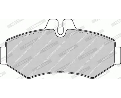 Brake Pad Set, disc brake PREMIER ECO FRICTION FVR1306 Ferodo, Image 5