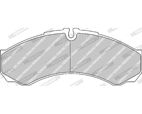 Brake Pad Set, disc brake PREMIER ECO FRICTION FVR1315 Ferodo, Image 4