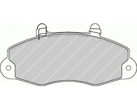 Brake Pad Set, disc brake PREMIER ECO FRICTION FVR1338 Ferodo, Image 2