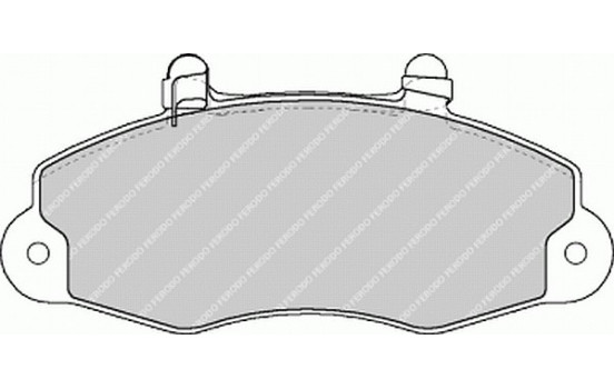 Brake Pad Set, disc brake PREMIER ECO FRICTION FVR1338 Ferodo, Image 2